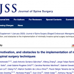 Surgeon motivation, and obstacles to the implementation of minimally invasive spinal surgery techniques