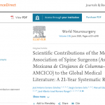 Scientific Contributions of the Mexican Association of Spine Surgeons (Asociación Mexicana de Cirujanos de Columna–AMCICO) to the Global Medical Literature: A 21-Year Systematic Review